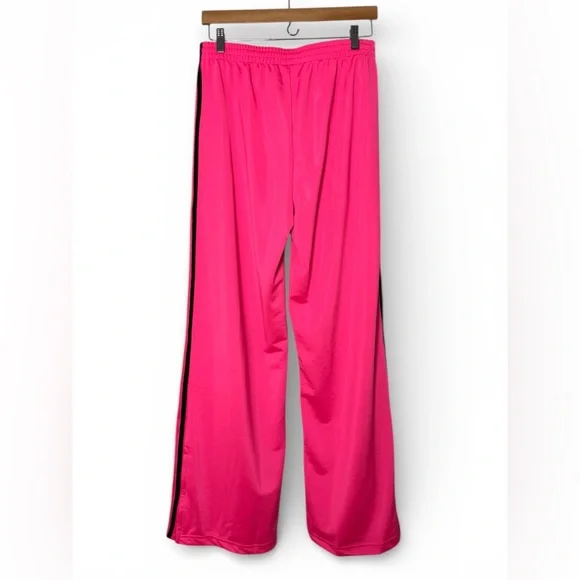 Adidas Firebird Track Pants Pink Women’s M NWT Wide Leg - Picture 10 of 13
